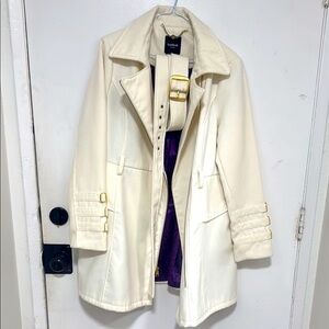 Bebe Women's White Coat